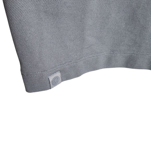 Lululemon Shirt Men's Blue XL Short Sleeve Polo OTC Office Travel Commute - Picture 9 of 9